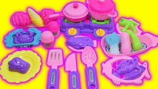 Cooking Toys For Kids  Toy Kitchen Cooking  Toy Videos For Children by Haus Toys [upl. by Airbmat]