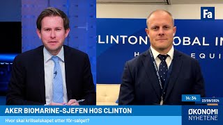 Gigakutt i Northvolt Crayonsjefen om AI og Aker BioMarine møter Clinton [upl. by Ylsel898]