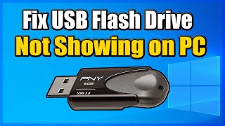 How to FIX USB DRIVE not showing up Windows 10 Easy Method [upl. by Traggat]