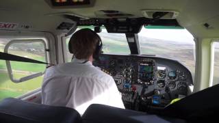 Skybus Islander  GBUBP landing into LEQ [upl. by Oicram]