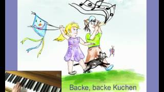 Backe backe Kuchen  Kindermusik [upl. by Ag]