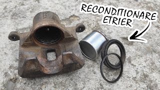 Cum se RECONDITIONEAZA ETRIERUL de FRANA DIY [upl. by Stu]