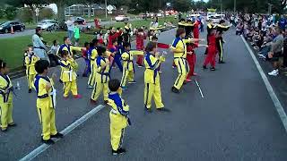 Martial Arts World Hunters Creek Twilight Parade 12012018 [upl. by Asilana620]