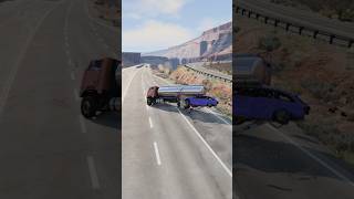 Realistic Highway Car Crashes 66  beamngdrive [upl. by Carpet]