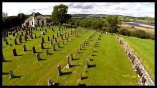 Balmaghie Church Birdseye View [upl. by Akeenahs]