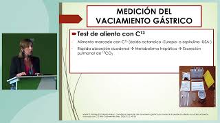 Gastroparesia Novedades diagnósticas y terapéuticas Dra Ángeles Pérez Aísa [upl. by West]