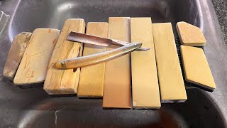 Straight Razor Honing UKEuro Hones  Vol 3 Belgian Gold Coticule Chronicles [upl. by Drarrej]