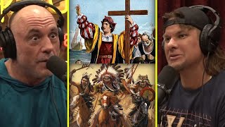 Was Columbus That Bad Compared To The Natives  Joe Rogan amp Theo Von [upl. by Idolah]