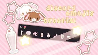 discord MOBILE EMOJIS TUTORIAL  READ PINNED COMMENT ・  ❤︎ [upl. by Neruat]