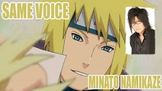 Same Anime Character Voice Actor with Naruto Shippudens Minato Namikaze [upl. by Ainelec]