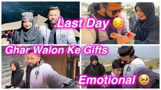 Emotional 🥹  Ghar Walon Ke Gifts  Last Day 😒  Malik Waqar Vlogs [upl. by Janeta]