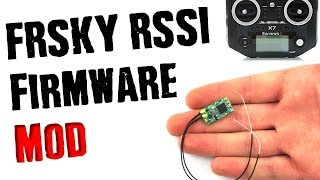 RSSI Mod FrSky XM amp XM Without Removing The Receiver [upl. by Ecikram]