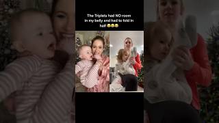 The triplets Had minivlog funny twinmommy rain twinmama toys twinmommylife pregnantwoman [upl. by Rabelais]