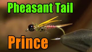 Tungsten Pheasant Tail Prince Fly Tying  Mike Mercer Fly Pattern [upl. by Placidia]