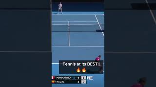 Mannarino vs Rafa at australianopen 2022rafaelnadalmannarinoaustralianopensports trendingtennis [upl. by Lorilyn]