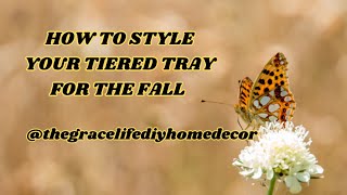 COZY FALL TIERED TRAY IDEAS  HOME DECOR 🥰 home [upl. by Jacoby797]