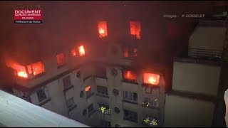 Incendie à Paris 16 e  10 morts une habitante de limmeuble en garde à vue GoogleEarth [upl. by Corene]