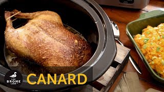 Recette de canard à la mijoteuse sur lit de purée de patates douces au raifort [upl. by Winnifred]