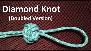 How to Tie a Diamond Knot  Decorative and Practical Applications [upl. by Nagah]