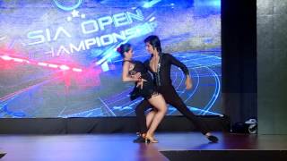 Bachata pro couple Tara Prasad amp Piya Sethi [upl. by Anniala]