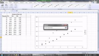 Superimposed plots in excel [upl. by Gaylor]