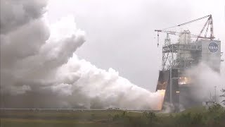 SLS RS25 Engine Test 4 April 2019 [upl. by Teerprug]