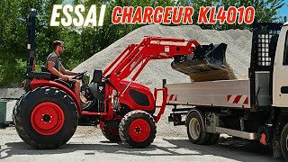 ESSAI du chargeur KIOTI KL4010 [upl. by Bickart]