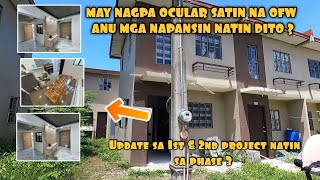 MAY NAGPA OCULAR SATIN NA OFW ANU ANG MGA NAPANSIN NATIN   UPDATE SA 1ST amp 2ND PROJECT SA PHASE 3 [upl. by Sherie]