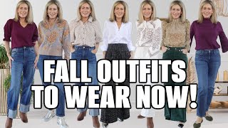 All NEW Fall Outfits to Wear Now Fashion Over 50 [upl. by Assehc365]