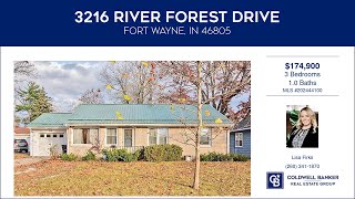 3216 River Forest Drive Fort Wayne Indiana Homes for Sale  wwwcoldwellhomescom [upl. by Rhiamon]