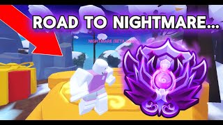 🔴ROAD TO NIGHTMARE 1111111  ROBLOX BEDWARS RANKED  GIVEAWAY EVERY HOUR🔴 [upl. by Eelasor]