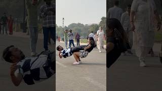 Public shock ho gyi shorts ytshorts gymnast parkour couplegoals [upl. by Malarkey]