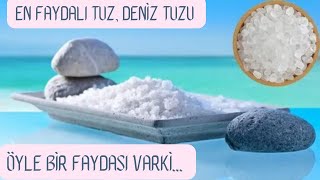 DENİZ TUZU FAYDALARI NELERDİR  DENİZ TUZU CİLDE FAYDALARI  DENİZ TUZU SPREYİ  DENİZTUZU ZARARLARI [upl. by Bethesde626]