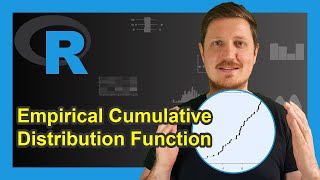 ecdf in R Example  Compute amp Plot the Empirical Cumulative Distribution Function  ECDF Values [upl. by Yhtrod]