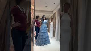 Prom dresses shopping Check out my tiktok to see which dress i chose Which was your favourite 😝 [upl. by Taro778]