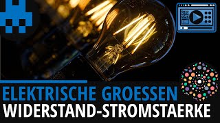 Elektrische Größen Widerstand und Stromstärke │Physik Lernvideo Learning Level Up [upl. by Massiw]