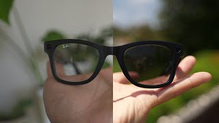 Ray Ban Meta Transitions  How Long Does it Take to Darken [upl. by Barn]