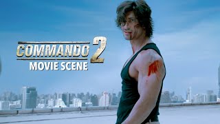 Commando 2 Hindi Movie विद्युत जम्मवाल ने ईशा गुप्ता के प्लान को बर्बाद किया [upl. by Eilsehc]