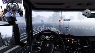 Through Romania  Euro Truck Simulator 2  Thrustmaster T300RS [upl. by Etnaid]