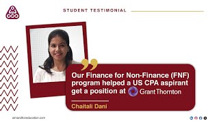 Success Story Simandhars US CPA Student Placed at Grant Thornton LLP  Congratulations Chaitali [upl. by Ahsinned]