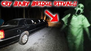 THE CRY BABY BRIDGE RITUAL ON THE HAUNTED CRY BABY BRIDGE  MOE SARGI [upl. by Ahsemal]