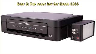 Reset Epson L355 Waste Ink Pad Counter [upl. by Fanny367]