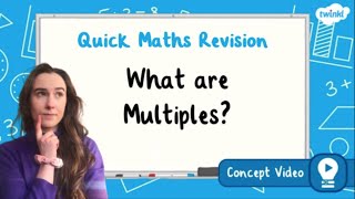 What Are Multiples  KS2 Maths Concept for Kids [upl. by Potts]