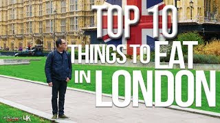 Top 10 Things to Eat in London Best British Food  SAM THE COOKING GUY 4K [upl. by Aruasor]