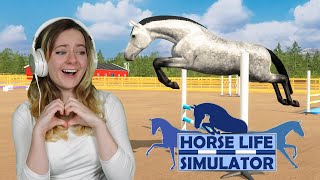 NEW REALISTIC HORSE RIDING GAME  Horse Life Simulator  Pinehaven [upl. by Poler]