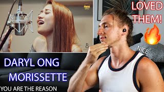 Daryl Ong amp Morissette  You Are The Reason  Cover  Singer Reaction [upl. by Nirraj]