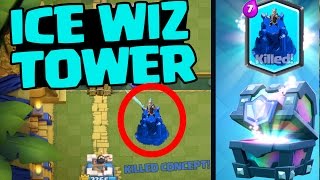 NEW LEGENDARY BUILDING for Clash Royale Created and KILLED Concept and NERFS [upl. by Eniamirt]