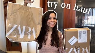 ZARA SALE HAUL  TRY ON  January 2024 [upl. by Eycats]