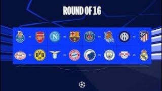 CHAMPIONS LEAGUE ROUND OF 16 LEG 1 PREDICTIONS [upl. by Midis909]