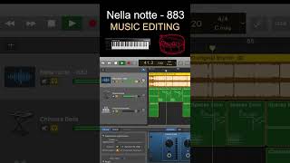 Nella notte  883  music editing [upl. by Eibob]